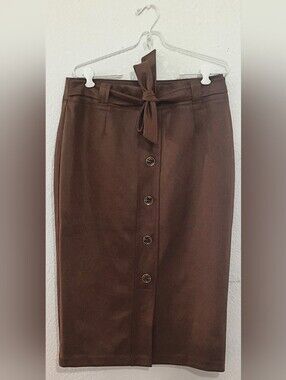 Pencil Skirt with Tie